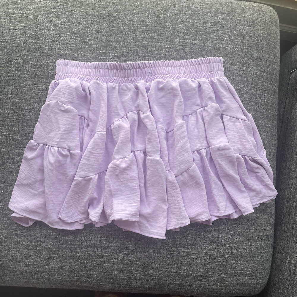 Shop Talulah Purple/Lilac Ruffled Skirt!